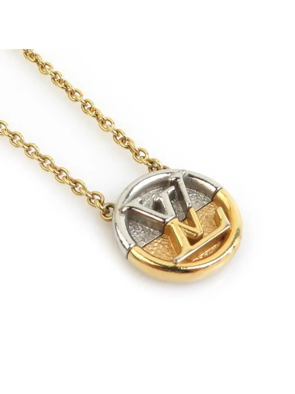 Auth Louis Vuitton Ltov Necklace #302841L31B